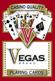 VEGAS Brand Playing Cards (RED)